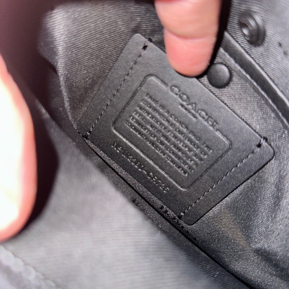 Black Coach Men's Bag - Picture 4 of 5